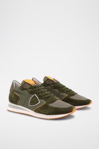 Baskets en cuir TRPX - Vert foncé