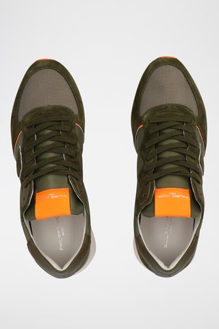 Baskets en cuir TRPX - Vert foncé