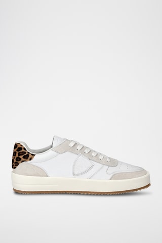 Baskets en cuir Nice - Blanc