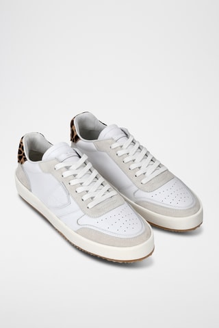 Baskets en cuir Nice - Blanc
