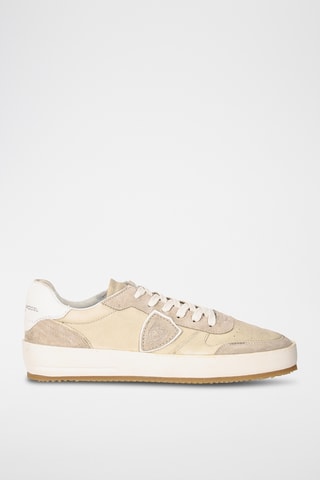 Baskets en cuir Nice - Beige