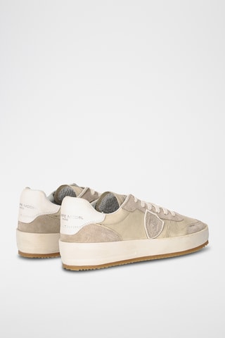 Baskets en cuir Nice - Beige
