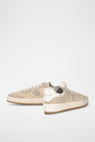 Baskets en cuir Nice - Beige