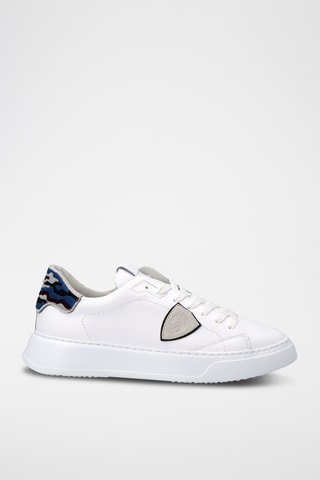 Baskets en cuir Temple - Blanc