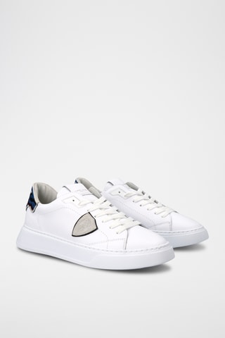 Baskets en cuir Temple - Blanc