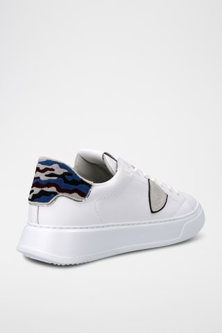 Baskets en cuir Temple - Blanc