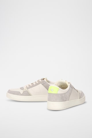 Sapatilhas em couro La Grande Low - Branco e cinzento