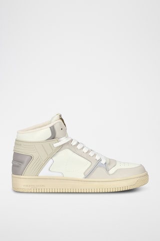 Baskets montantes en cuir La grande - Blanc