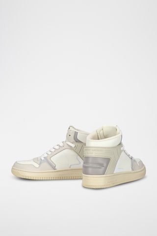 Baskets montantes en cuir La grande - Blanc