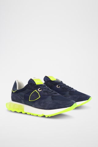 Sapatilhas em nobuck La Rue - Azul-marinho