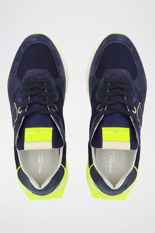 Sapatilhas em nobuck La Rue - Azul-marinho