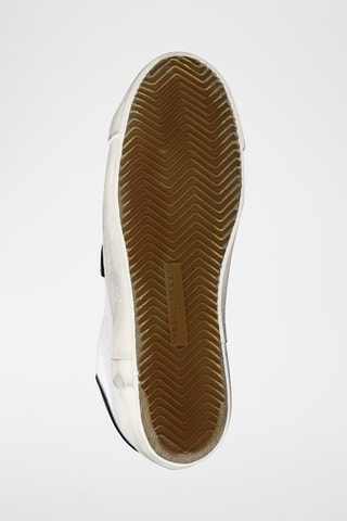 Sapatilhas em couro de vitelo Prsx - Branco