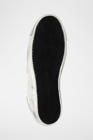 Sapatilhas em couro de vitelo Prsx - Branco