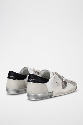 Baskets en cuir de veau Prsx - Blanc