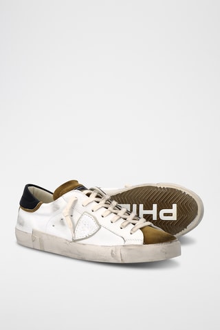 Sapatilhas em couro PRSX - Branco