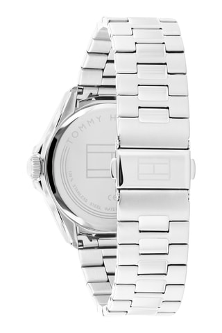 Roestvrijstalen Quartz Horloge - Zilverkleurig en Marineblauw