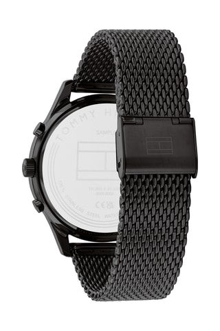 Roestvrijstalen Quartz Horloge - Zwart en Goudkleurig