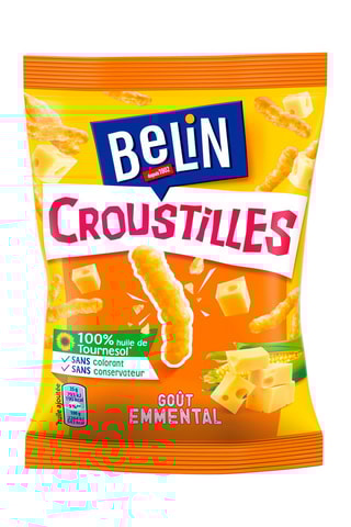 2 x Croustilles au fromage pocket Belin - 30 x 35 g