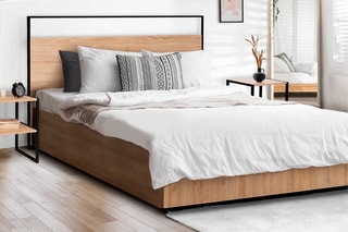Cabeceira de cama Memphis Imitação de madeira