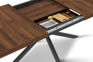 Mesa de jantar extensível Spider - 160/200 x 75,5 x 90 cm