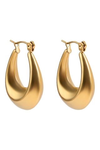 Argolas - Banhado a ouro amarelo - Marc Malone