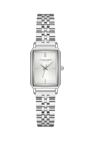 Montre à quartz en acier - Argenté - Frederic Graff
