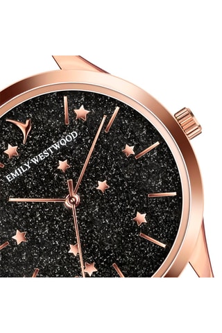 Relógio de quartzo em aço 
Dourado-rosa - Emily Westwood