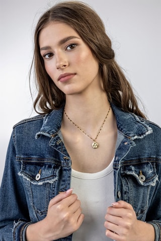 Colar - Dourado e preto - Emily Westwood