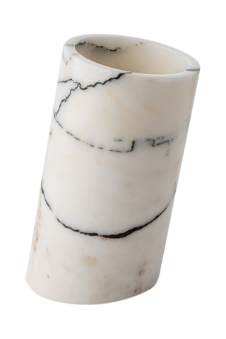 Porte-bouteille de vin en marbre de Sicile - 25 cm
