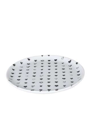 4 assiettes à dessert en porcelaine - 15 cm