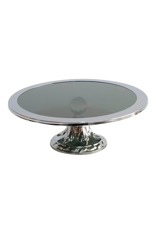 Assiette à gâteaux - Argenté - 30 cm