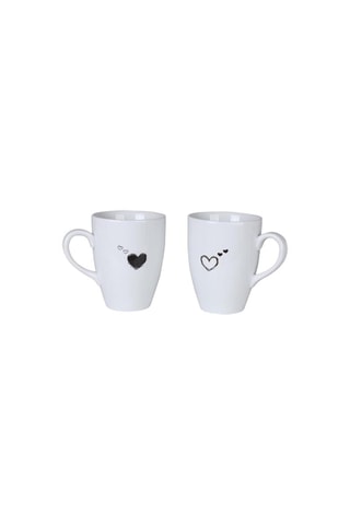 2 canecas em porcelana - 120 cl