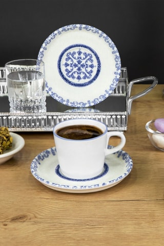 Serviço em café em porcelana - 6 pessoas