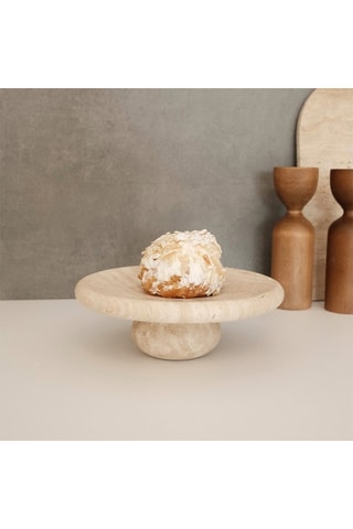 Service à gâteau en marbre - 20 cm