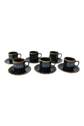 Serviço de café em grés - 6 pessoas