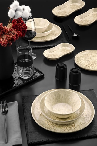 Serviço de mesa de cerâmica - 27 peças