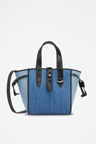 Jeans Handtas Net Mini - Hemelsblauw