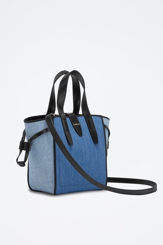 Jeans Handtas Net Mini - Hemelsblauw
