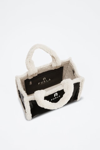 Lakleren Handtas Opportunity - Wit en Zwart