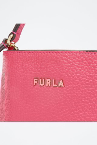 Kalfsleren Handtas Eos S Vertical - Roze
