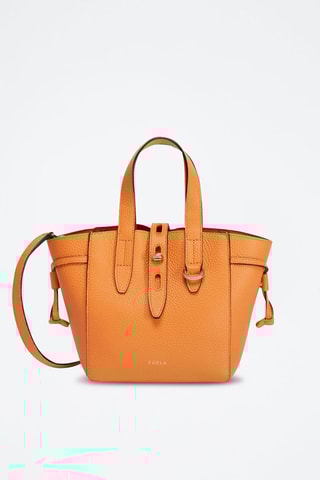 Leren Handtas Furla Net Mini - Oranje