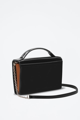 Kalfsleren Handtas Splendida Mini - Zwart