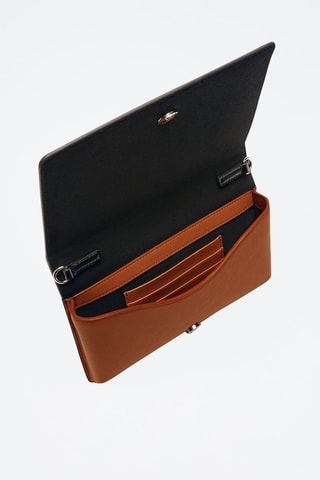Kalfsleren Handtas Splendida Mini - Zwart