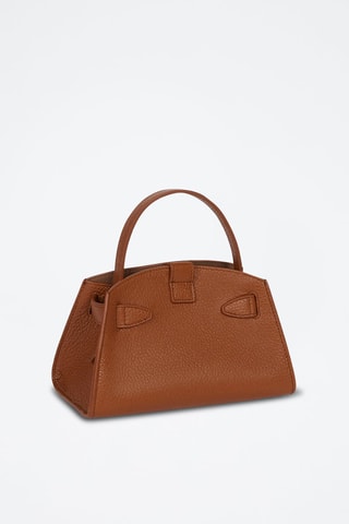 Leren Handtas Margherita Mini - Bruin
