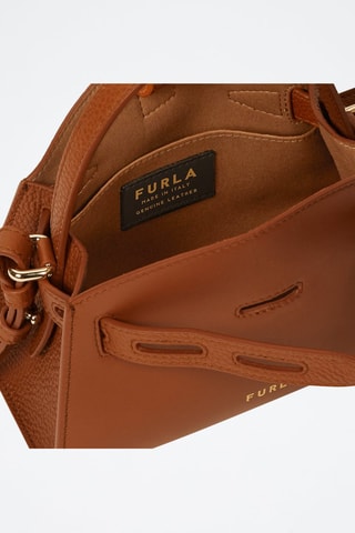 Leren Handtas Margherita Mini - Bruin