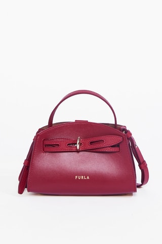 Leren Handtas Margherita Mini - Rood