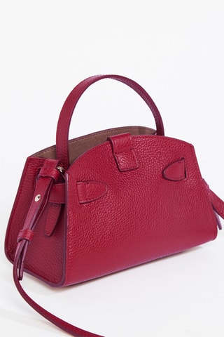 Leren Handtas Margherita Mini - Rood