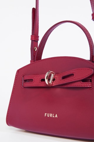 Leren Handtas Margherita Mini - Rood