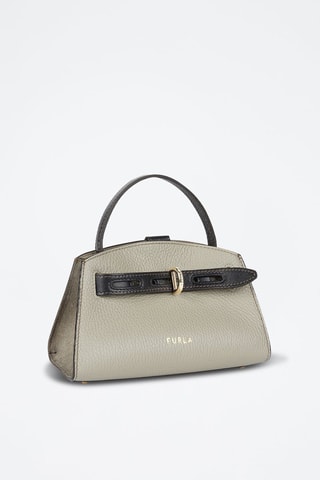 Leren Handtas Margherita Mini - Beige