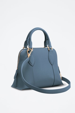 Kalfsleren Handtas Vittoria - Blauw